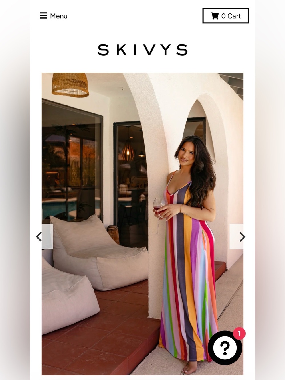 Skivvys Colorful Goddess Dress - Malibu - Picture 4 of 9